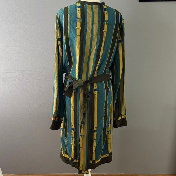 Gucci silk midi dress with belt - Picture 2 of 4